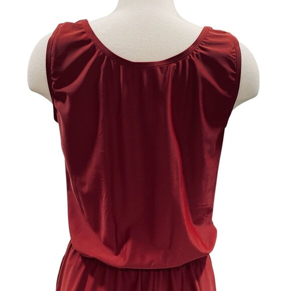 Honeymark Rust Romper NWT M Beach Travel Lounge Activewear Resortwear Summer - Picture 12 of 12